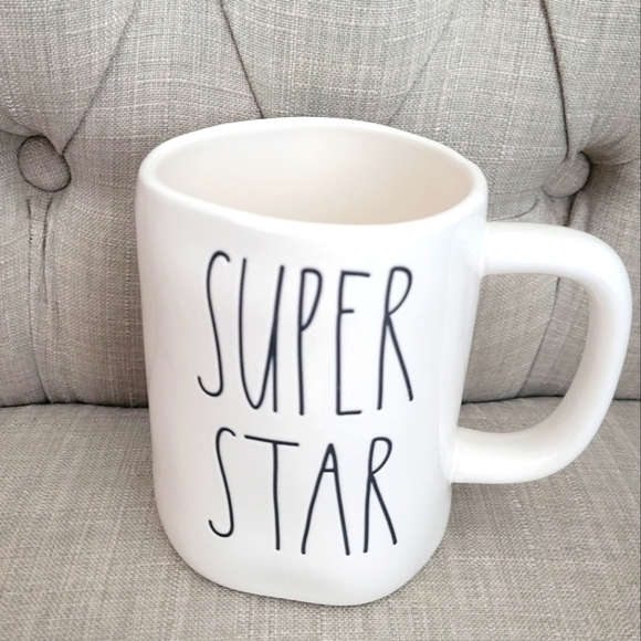 Rae Dunn Other - NEW Rae Dunn SUPER STAR Double Sided Mug